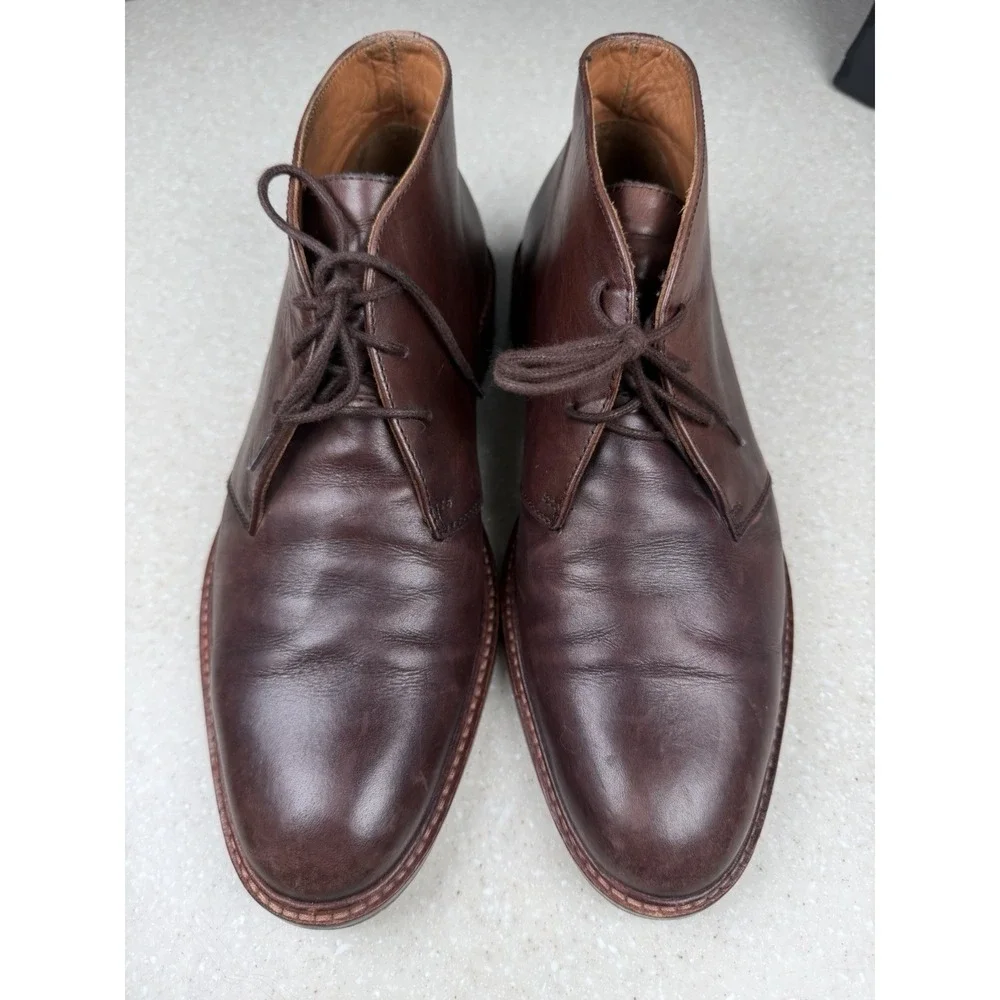 Beckett‎ Simonon Laval Mens Size 8/41 Brown Classic Leather Chukka Boots Shoes